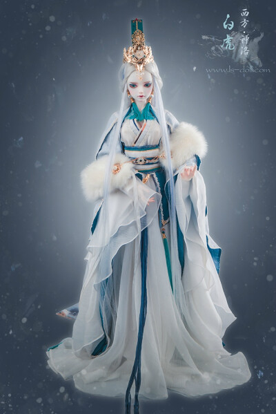 〔西方·神洛 白虎〕SD娃娃 BJD 玩具 人偶 壁纸 萌物 古风精致美人 龙魂人形社