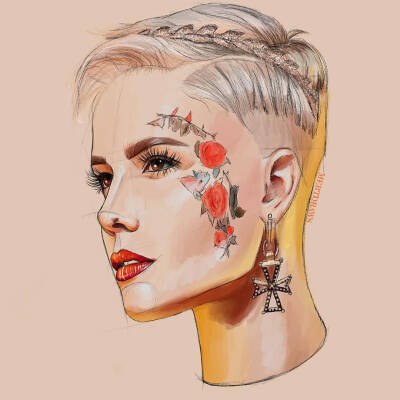 halsey 猴西 粉丝绘