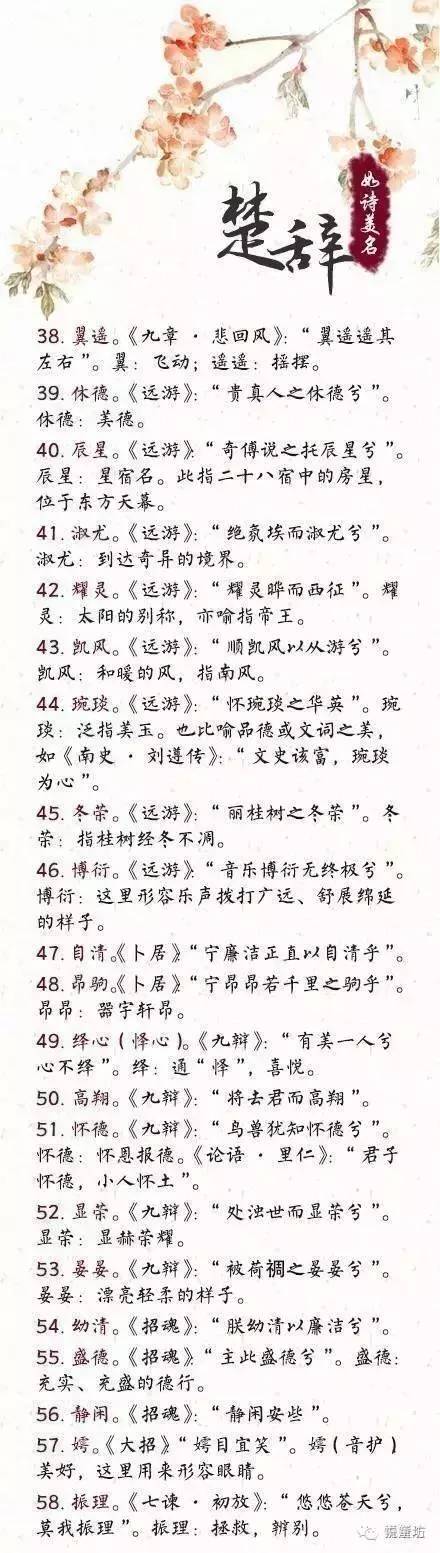 诗经美名