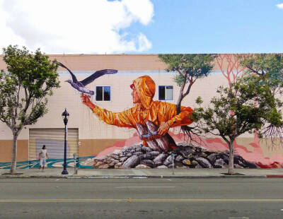 澳大利亚艺术家 Fintan Magee 户外涂鸦作品 | www.fintanmagee.com ​​​