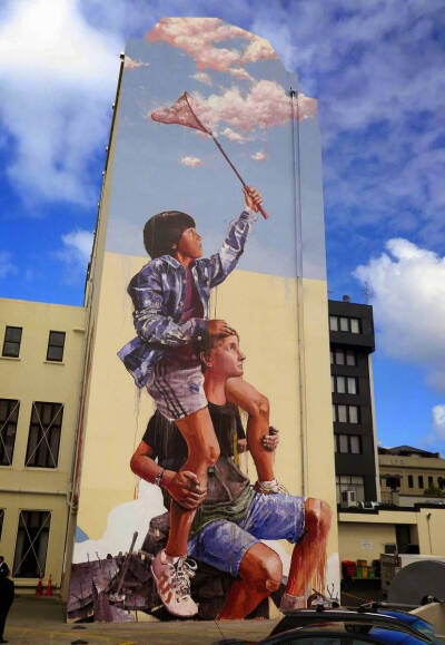 澳大利亚艺术家 Fintan Magee 户外涂鸦作品 | www.fintanmagee.com ​​​