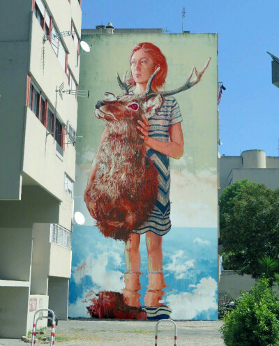 澳大利亚艺术家 Fintan Magee 户外涂鸦作品 | www.fintanmagee.com ​​​