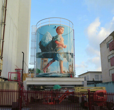 澳大利亚艺术家 Fintan Magee 户外涂鸦作品 | www.fintanmagee.com ​​​