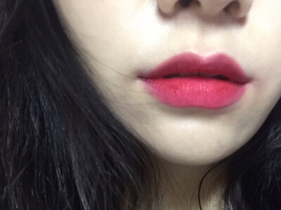 Mac ruby woo 薄涂 白光灯 iPhone自带前置摄像头