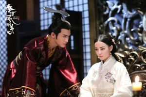 赢政  丽姬
秦时丽人明月心剧照