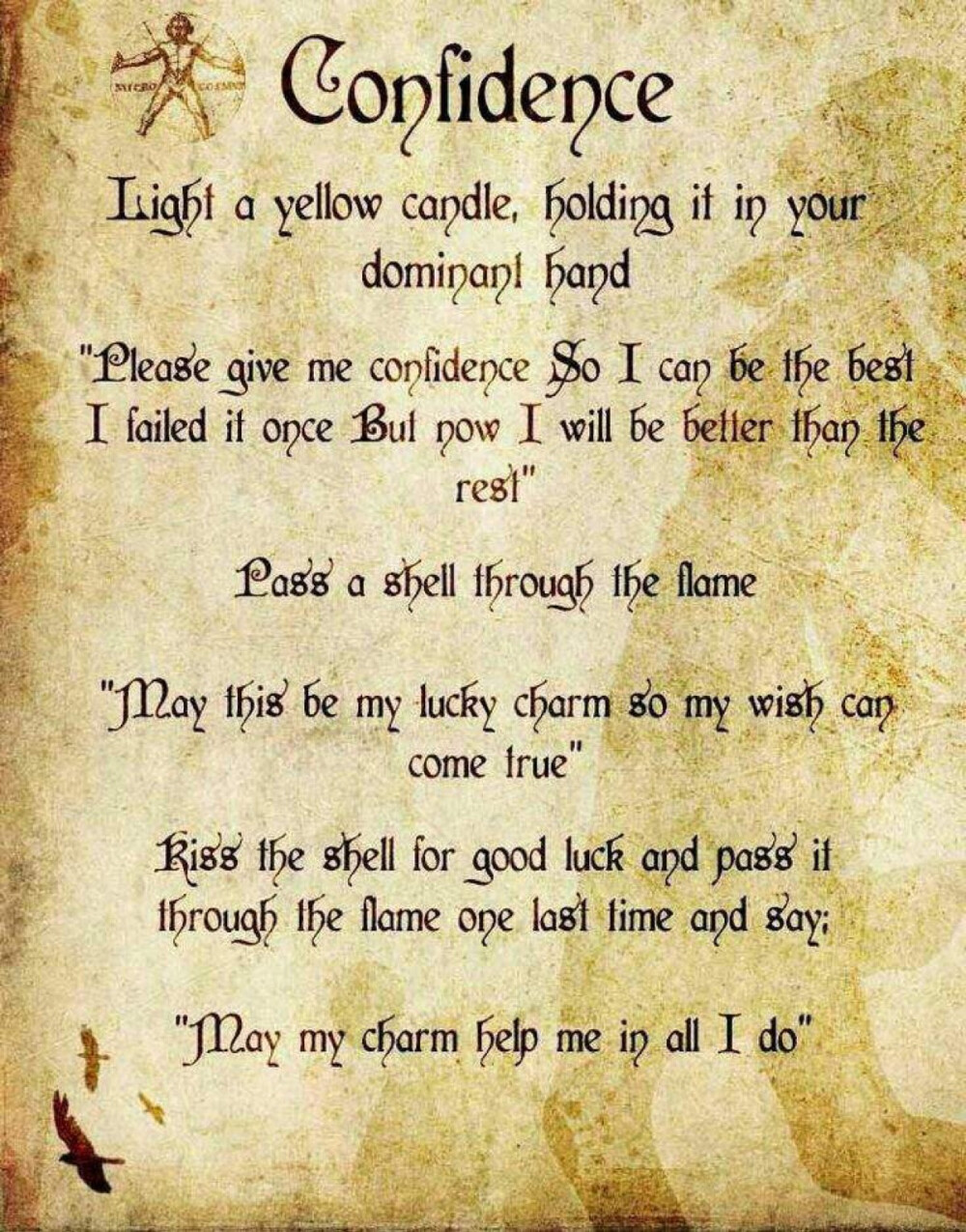 Spells of confidence