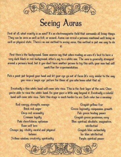 Seeing Auras