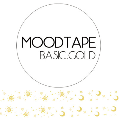 moodtape.烫金星月神话。mood原创和纸胶带创意贴纸diy手工手账