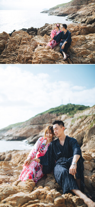 抓着暑假最后一天的尾巴，在海边放飞自我，皮肤被晒得通红；
虽然经常互怼，却掩盖不了满满的甜蜜和幸福。