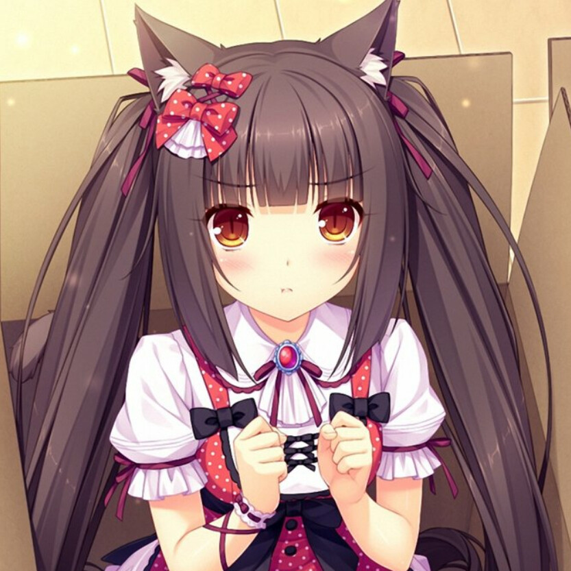 自截情头巧克力与香子兰巧克力这个世界上有一个很可爱的人