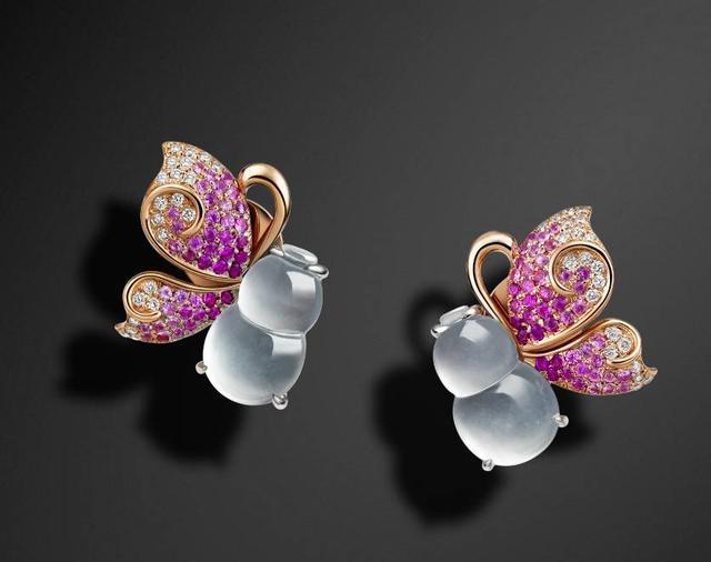 植福缘 翡翠耳环