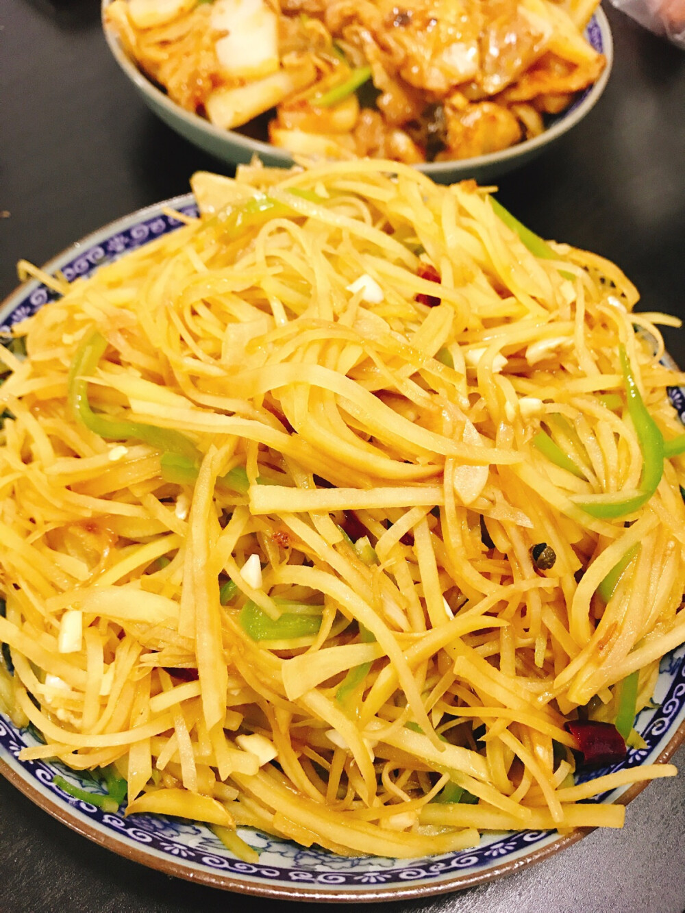 尖椒土豆丝 老公下厨