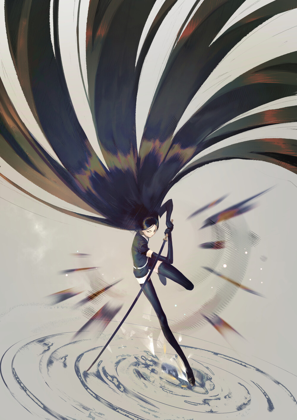 宝石之国 圆粒金刚石 绘师:kkia(pixiv id=1734614) 本作品pixiv id=