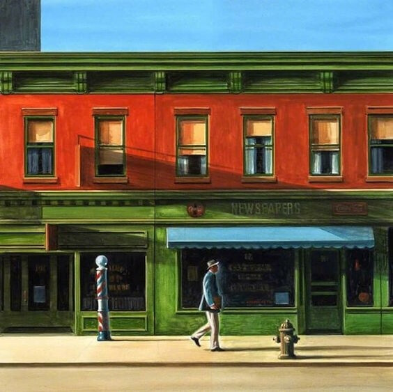 舒服的色调--Edward Hopper~ ​​​​