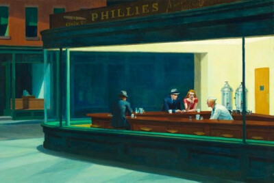 舒服的色调--Edward Hopper~ ​​​​