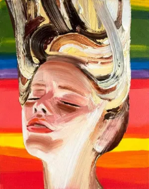 当代艺术油画抽象人像- 高清图片，堆糖，美图壁纸兴趣社区