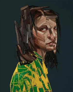 当代艺术油画抽象人像- 高清图片，堆糖，美图壁纸兴趣社区