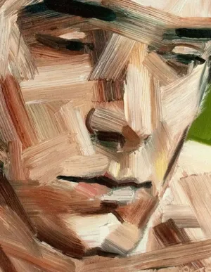 油彩画 人物 抽象的 center