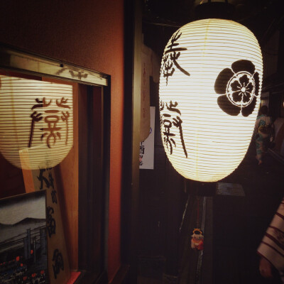 日本街头店铺灯笼