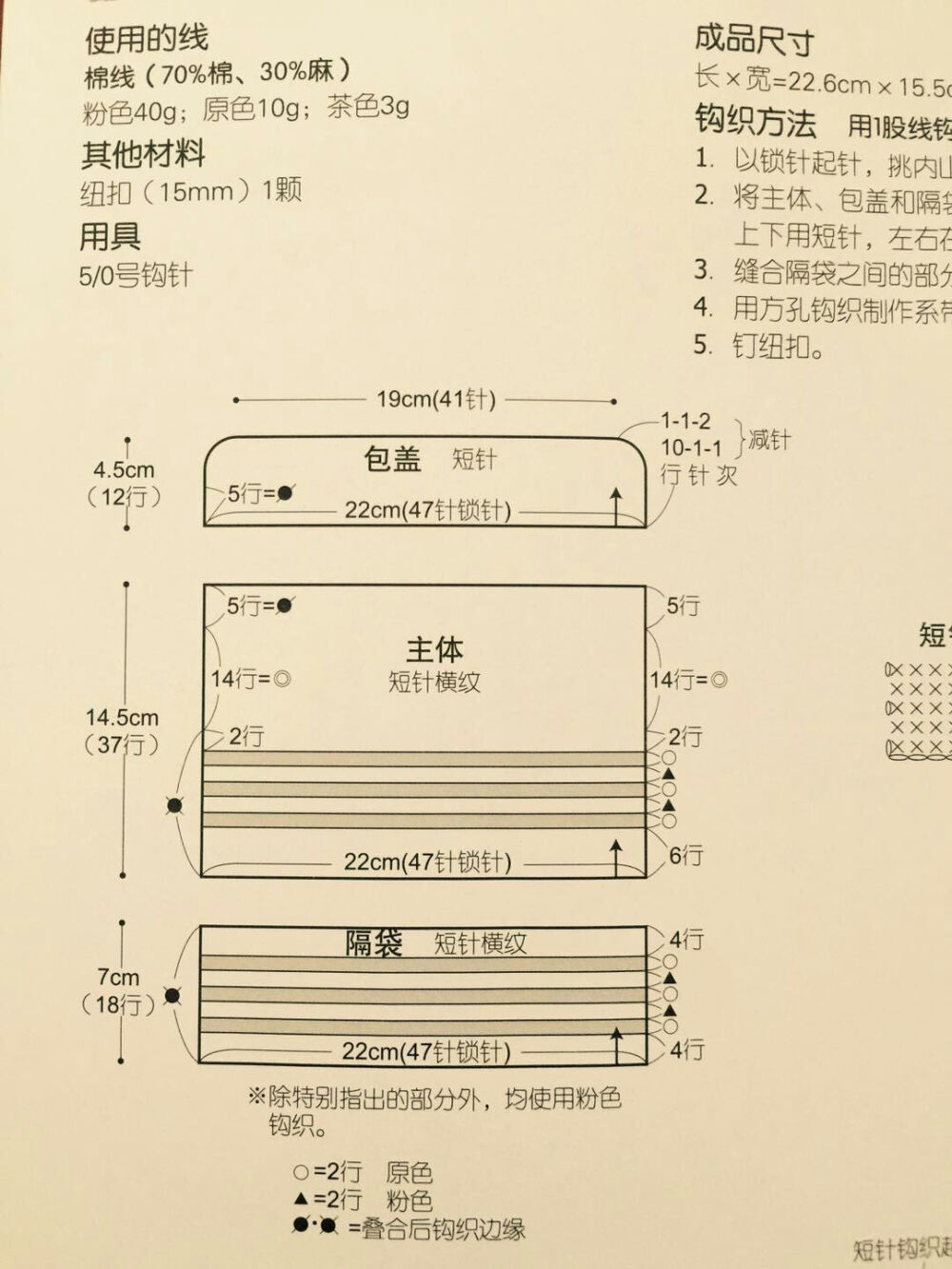 钩针包