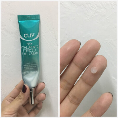 cm-hepe ClIV干细胞极致保湿眼霜（30ml） 半透明白色啫喱状，易推开好吸收，保湿对抗氧化效果很不错，拿来做睡眠面膜了，这个价钱和毫升数，无限回购…