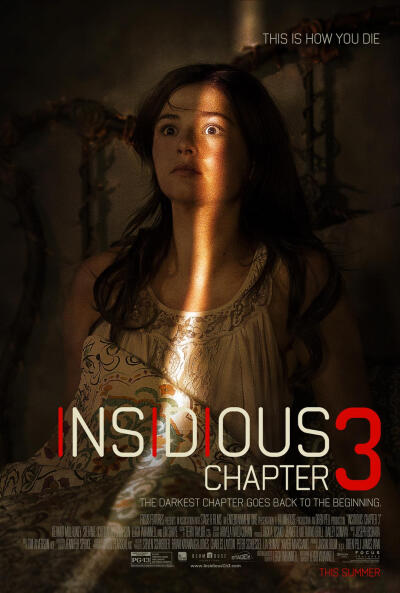 【潜伏3 Insidious: Chapter 3】第3部换导演了，剧情跟之前的也没多大关系，感觉普通了很多。惊吓也是有的，就是没有之前两部那么引人入胜。