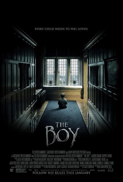 【灵偶契约 The Boy】感觉被电影的名字和海报给骗了。-_-b 结果是，一点也不恐怖，而且压根就跟鬼没半毛钱关系。我倒是很喜欢那个扮鬼的瓷娃娃，被敲碎的一刻还感到有点心痛。