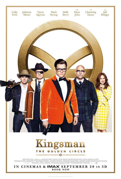 【王牌特工2：黄金圈 Kingsman: The Golden Circle】我想第一部的爆头烟花已成为经典。但第二部我也是很喜欢的，明星阵型大，笑点很多，动作戏也很酷。Kingsman+Statesman，我想说，下次是什么man？哈~很开心哈利死…