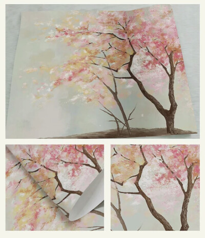 油画，墙画，