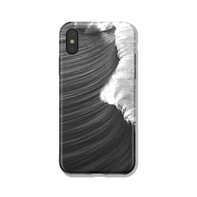 NUTCASE限定黑白海浪iphone78plus全包软硅胶套苹果8巨浪手机壳