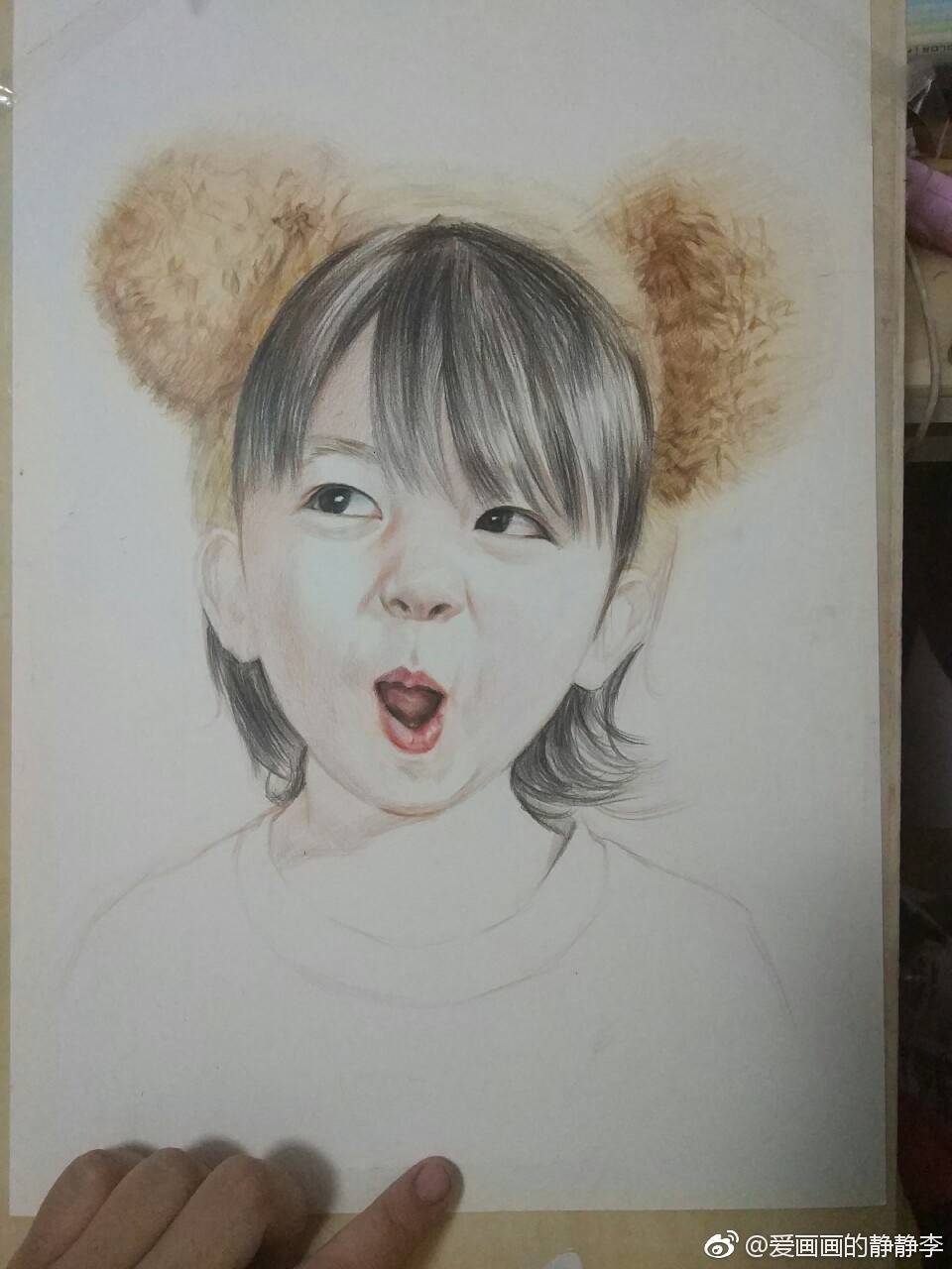 彩铅人像4