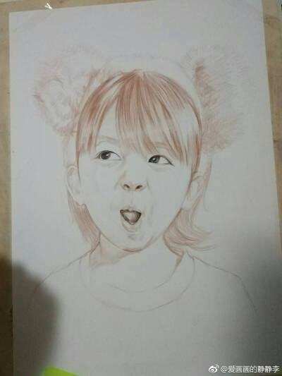 彩铅人像2