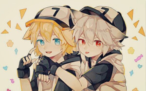 凹凸世界 金or黑金  真是一对美少年啊ฅ( ̳• ◡ • ̳)ฅ