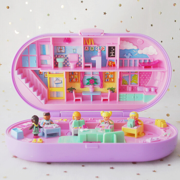 齐全 1992年polly pocket stampin' school