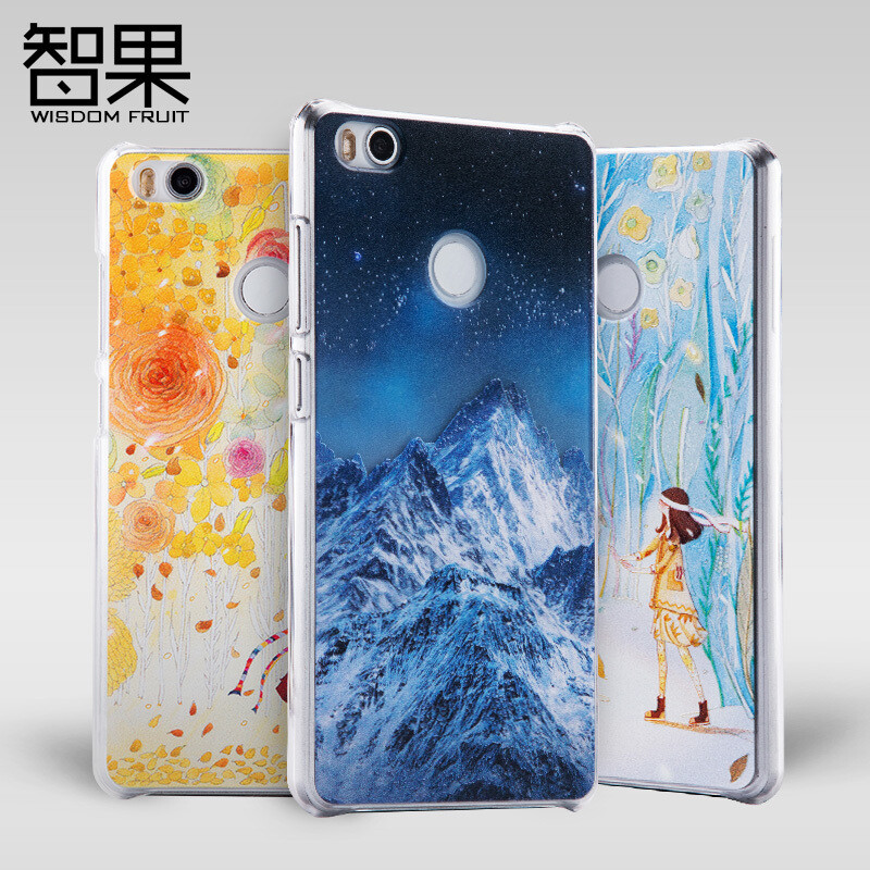 小米4S手机保护壳套文艺风景半透