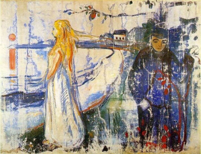 Seperation，Edvard Munch［挪威］
相遇莫问前路，告别勿念归途，
于万千人中，遇见你。