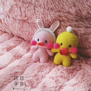 钩针网红玻尿酸鸭