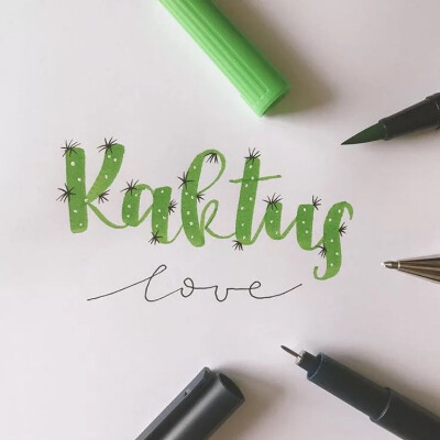 brushlettering 手写英文 #字体设计##英文字体#