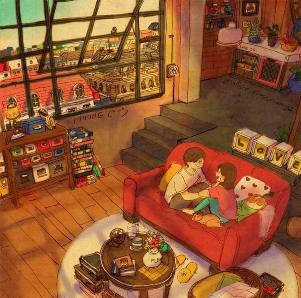 韩国插画师Puuun ins: puuung1