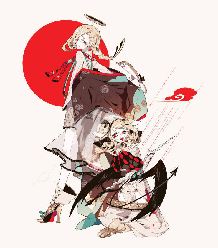 黑童话插画しきみkeeggy日本插画师