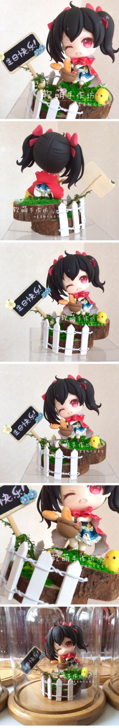 【青青手作】#lovelive!# #矢泽妮可# 超轻粘土周边手办
连绵阴雨天，靠疯狂调亮存活。
我能怎么办我也很绝望啊