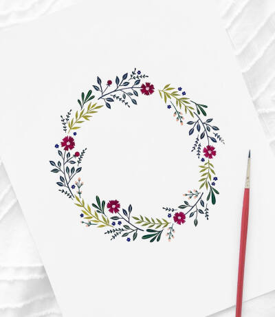 清新简笔画植物树叶手账素材插画 ‖ ins:archerandolive