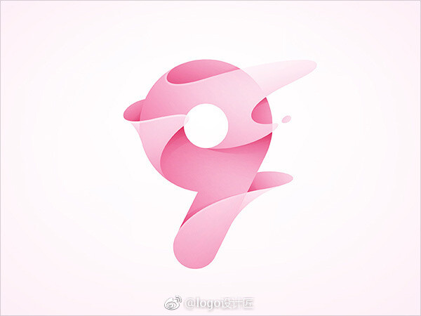 重叠渐变风格logo设计参考 #logo设计匠# ​​​​ #创意logo设计# ​​​​