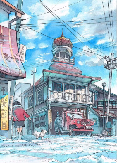 Mateusz Urbanowicz的创作 波兰插画师