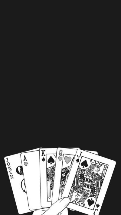 black and poker