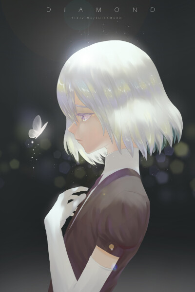 宝石之国 钻石 绘师：鹿野原（pixiv id=3455877） 本作品pixiv id=65932143