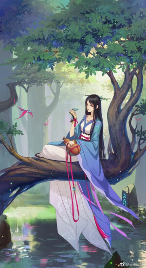 画的夭夭，像不像[笑而不语] ​​​​