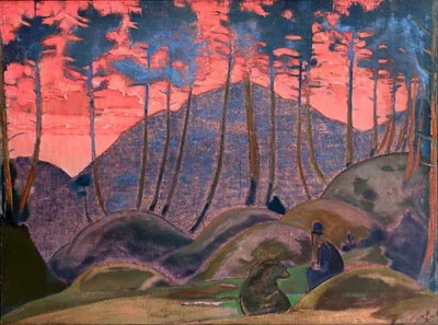 Language Of Forest ，Nicholas Roerich [俄罗斯]
言语皆有灵，一如万物静默如谜。
听，寂静在说话