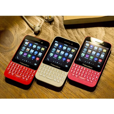 智能可爱女生备用学习BlackBerry/黑莓Q5 学生粉色全键盘黑莓手机