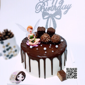 六寸巧克力淋面